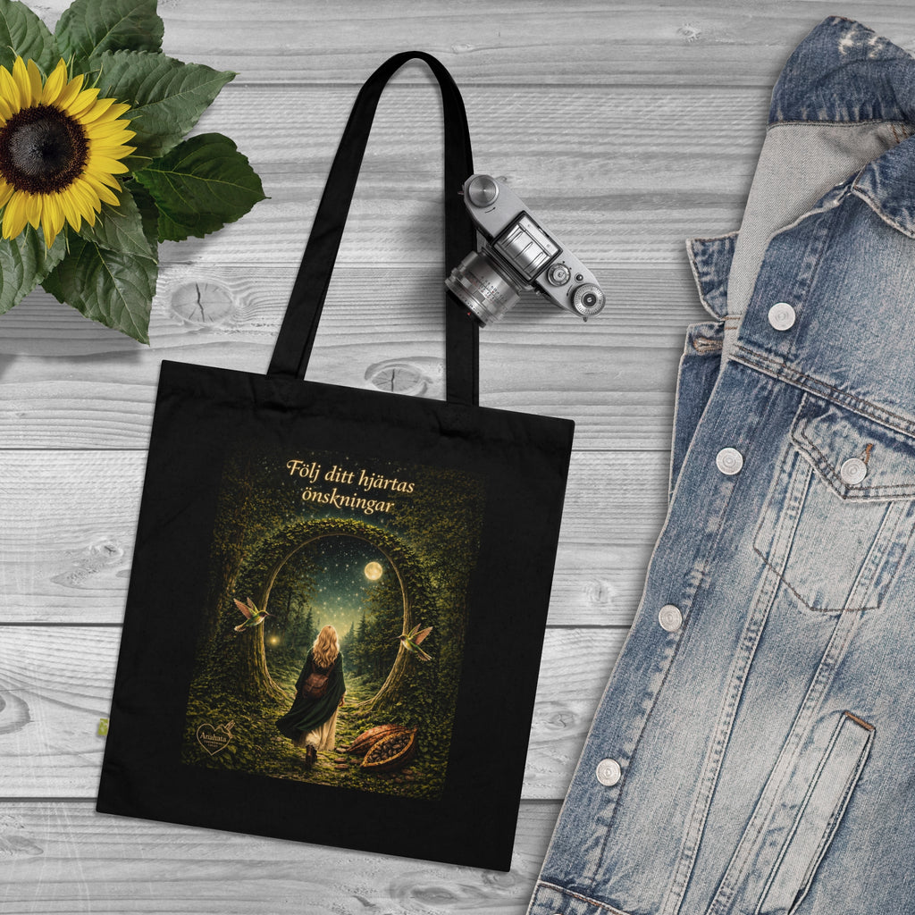 Ceremonial Cacao Tote Bag — Anahata Heart Design