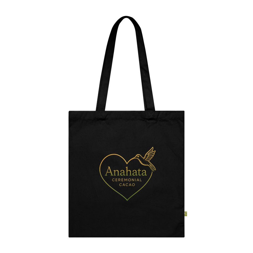 Ceremonial Cacao Tote Bag — Anahata Heart Design